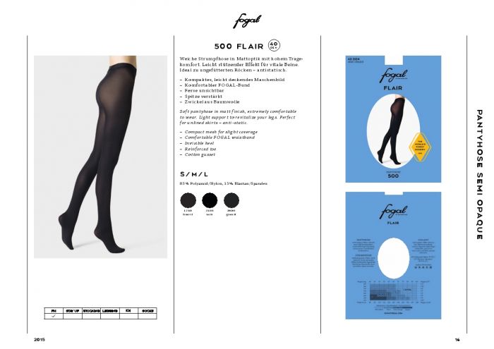 Fogal Fogal-basic-lookbook-2015-16  Basic Lookbook 2015 | Pantyhose Library